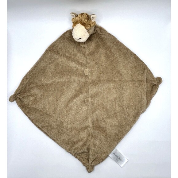 Angel Dear Baby Boy Llama Brown Lovey Security Blanket Soft - Picture 4 of 12